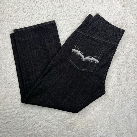 Vintage Culture Jeans Mens 35x30 (Tag 38x32) Wide Leg Baggy Carpenter Skater Y2K - Picture 2 of 15